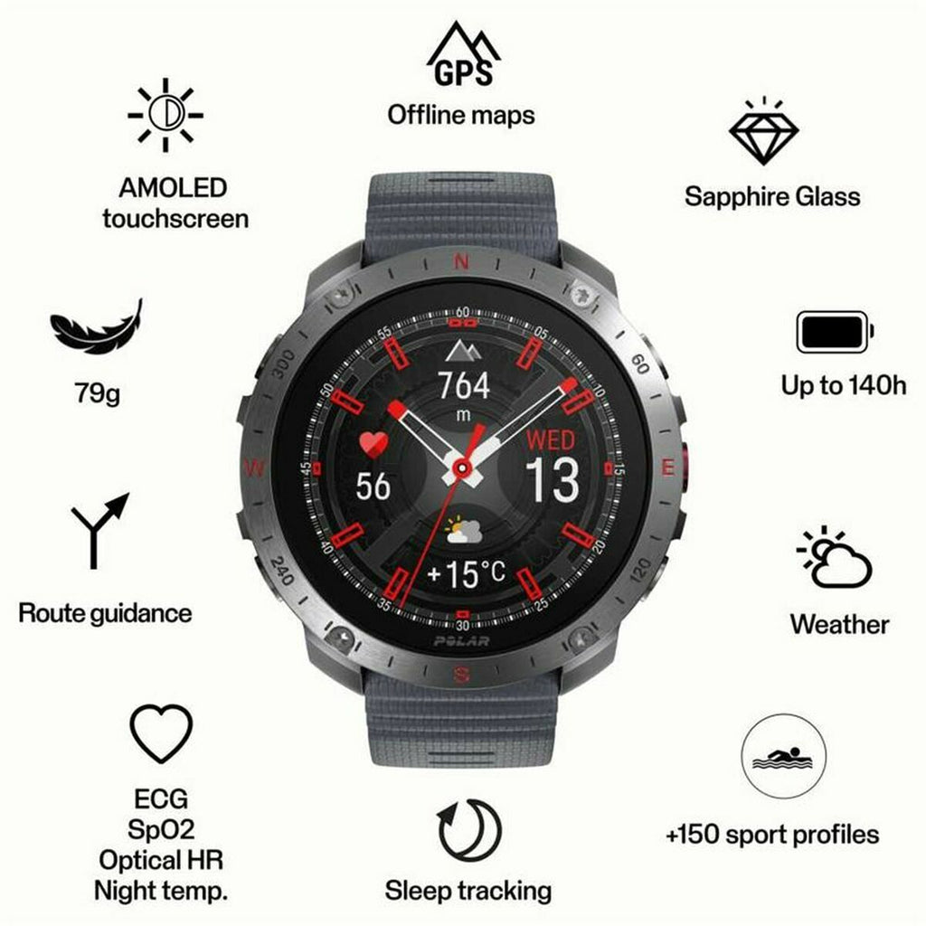 Men's Watch Polar 900110287 Grey 1,39"