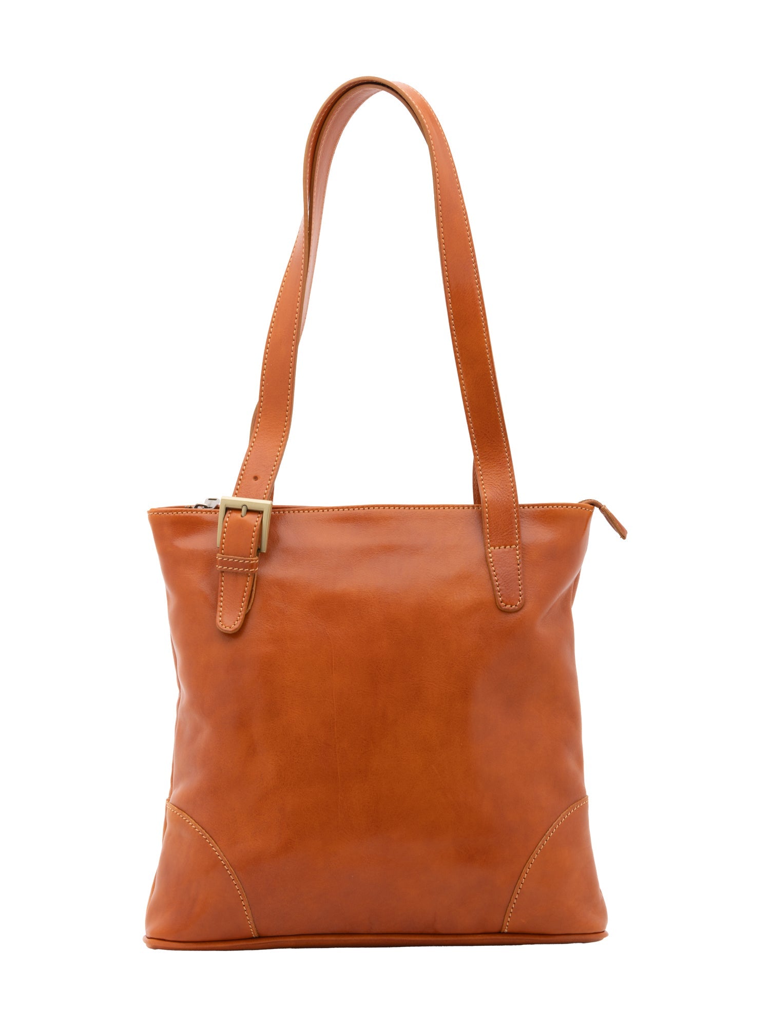 Borsa a spalla da donna In Vera pelle Made in Italy 33x35x8 cm
