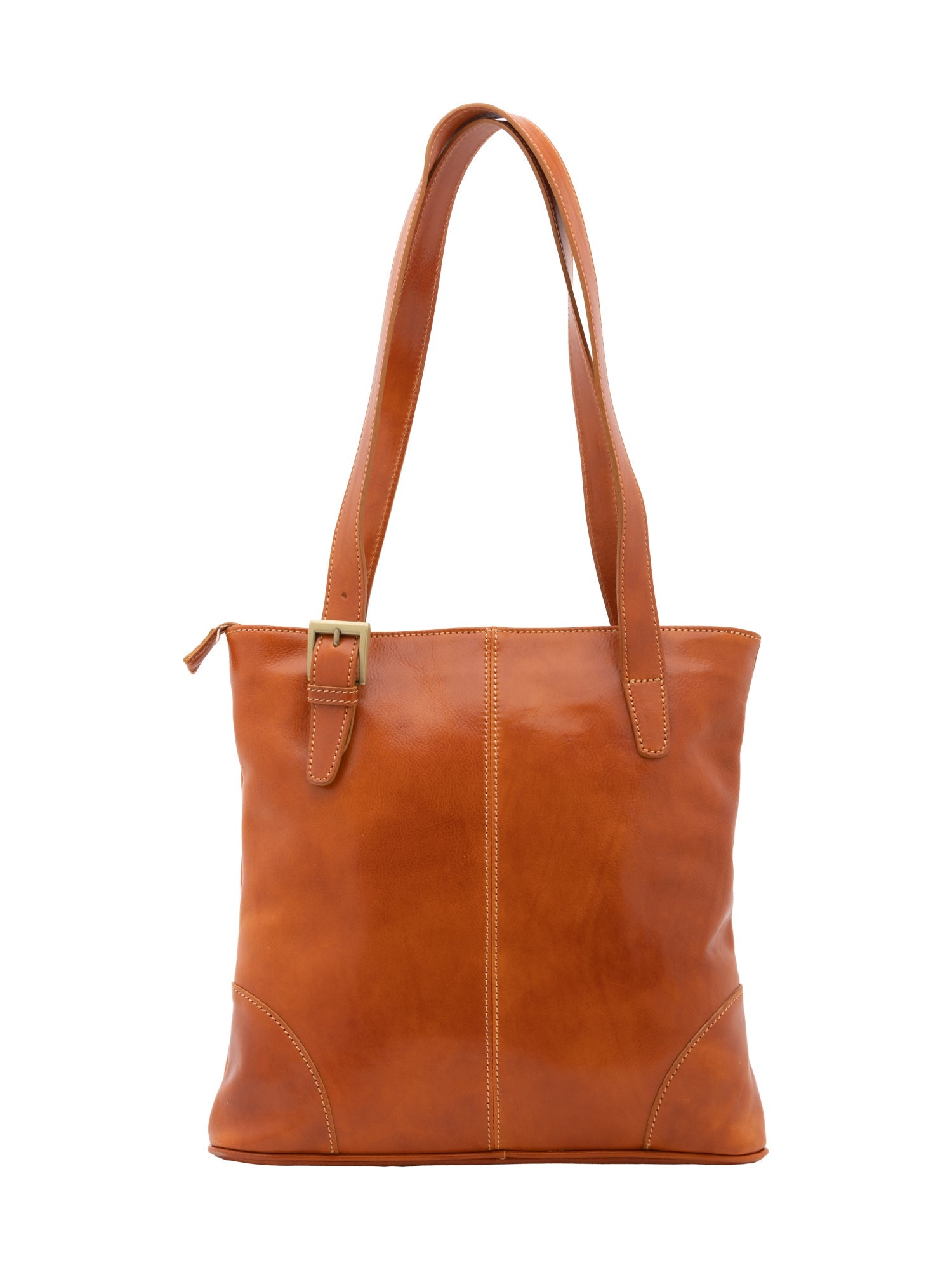 Borsa a spalla da donna In Vera pelle Made in Italy 33x35x8 cm
