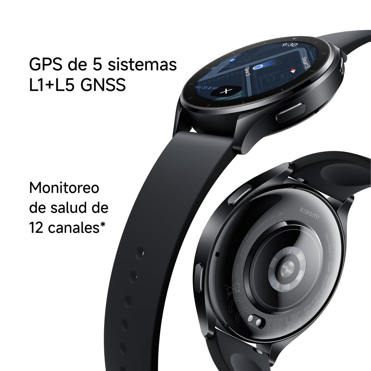Smartwatch Xiaomi Watch 2 Black Silver 46 mm