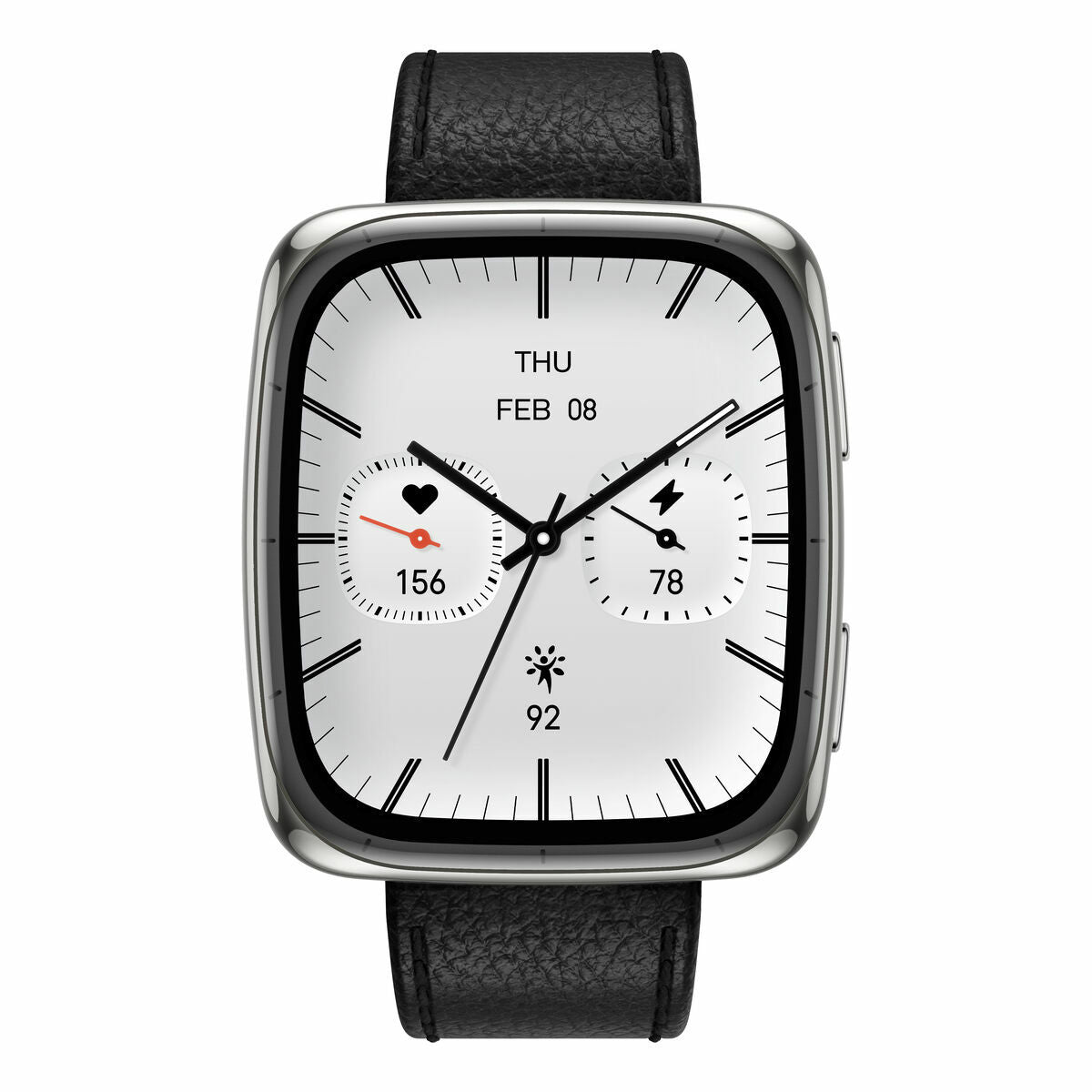 Smartwatch Amazfit ACTIVE 2 SQUARE Black Steel 1,75"