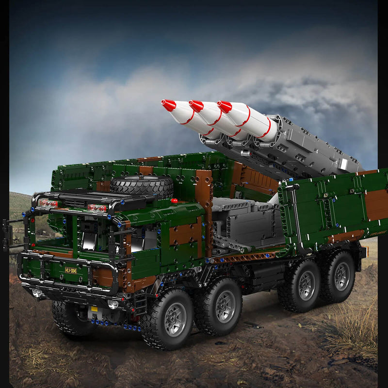 Remote-Controlled Missile Launcher Truck 3593Pcs