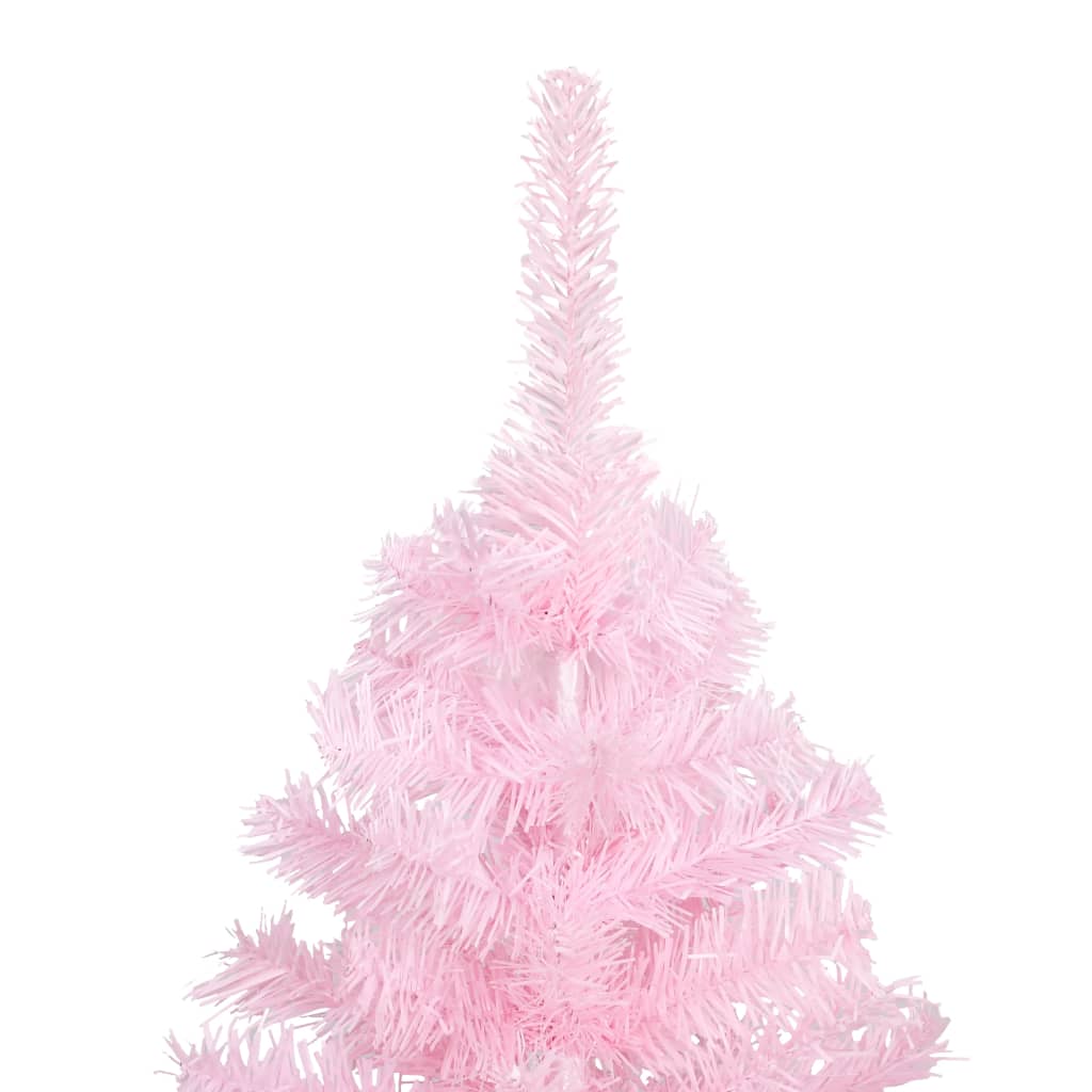 NNEVL Artificial Christmas Tree with Stand Pink 180 cm PVC