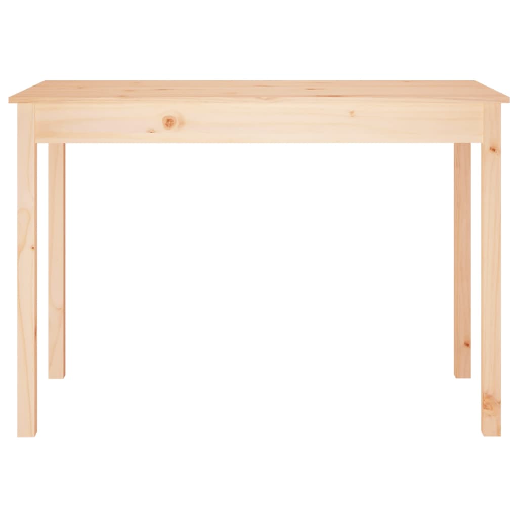 NNEVL Dining Table 110x55x75 cm Solid Wood Pine