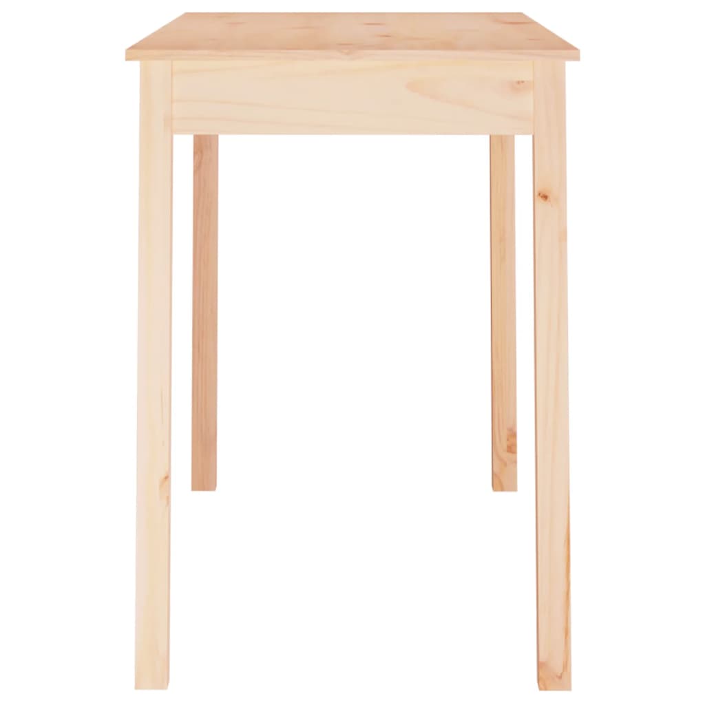 NNEVL Dining Table 110x55x75 cm Solid Wood Pine