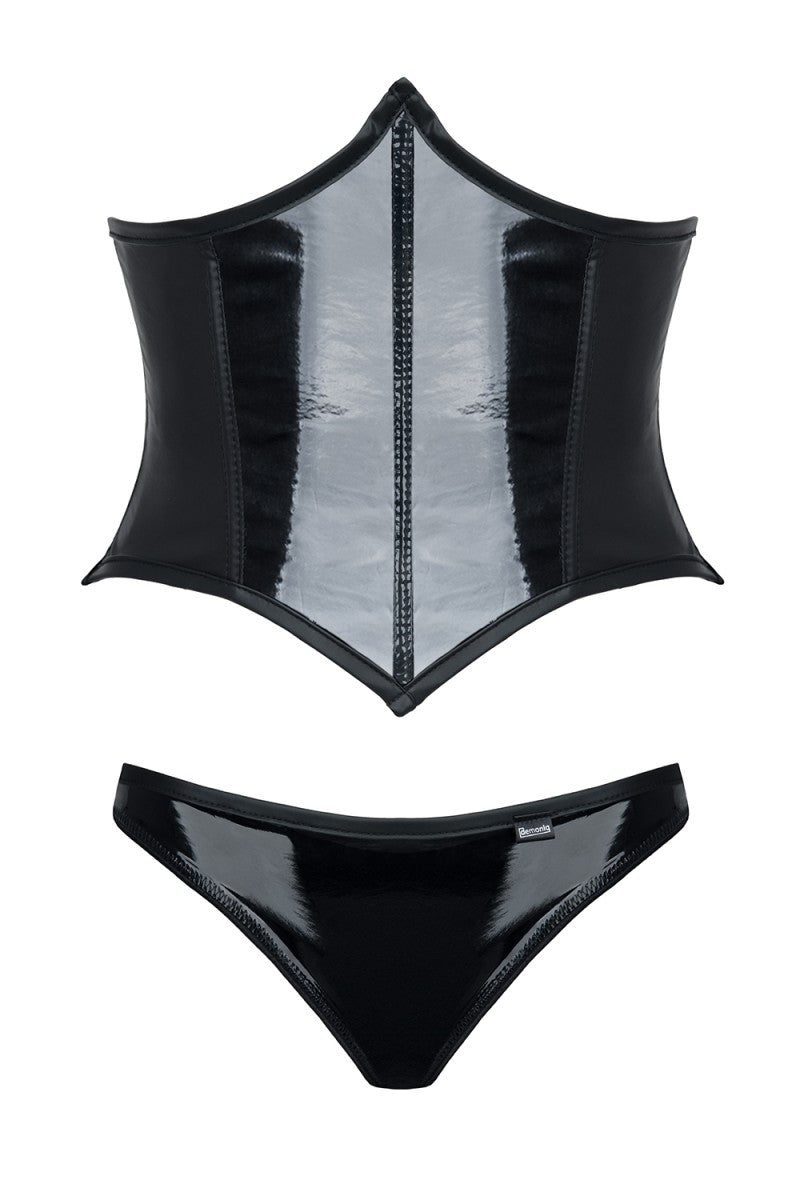 schwarzes Set Cindy - XXL