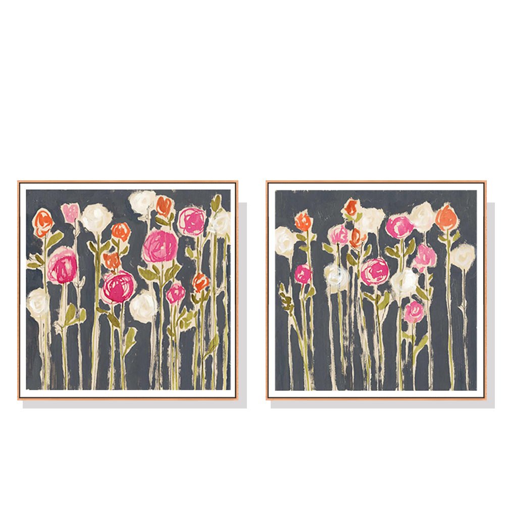 NNEDSZ Wall Art 70cmx70cm Laurels Lollies 2 Sets Wood Frame Canvas