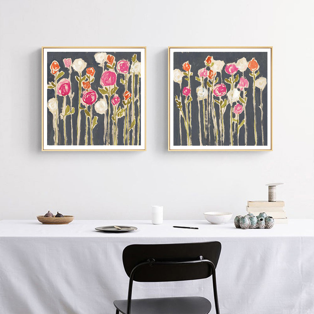 NNEDSZ Wall Art 70cmx70cm Laurels Lollies 2 Sets Wood Frame Canvas