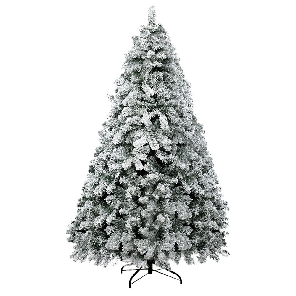 NNEDSZ Jingle Jollys Christmas Tree 1.8M Xmas Trees Decorations Snowy 520 Tips