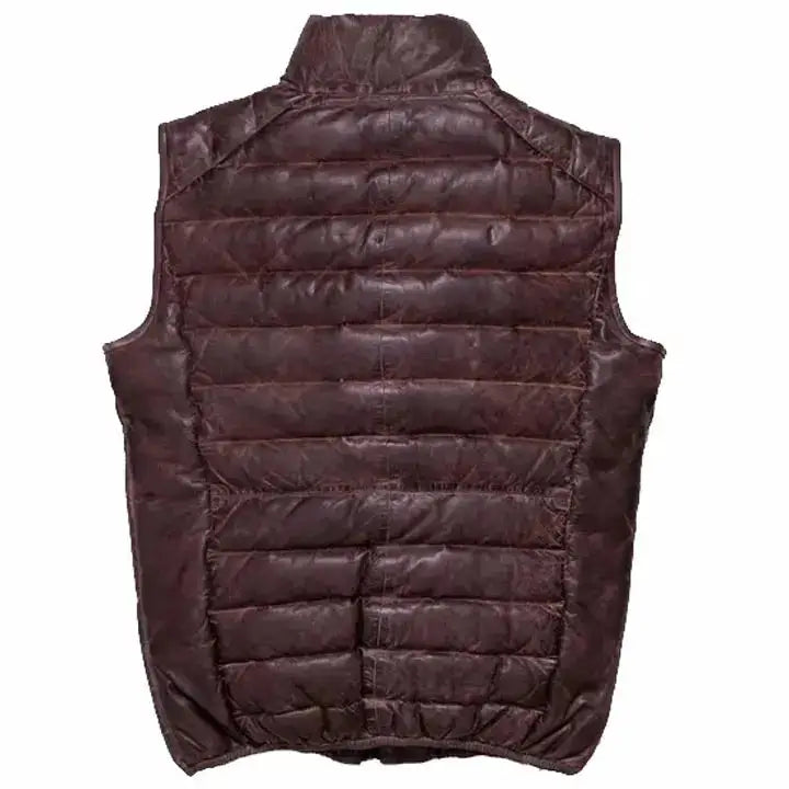 Bubble Leather Vest