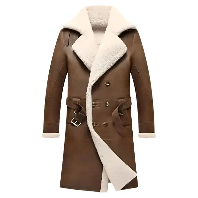 Men’s Brown B7 Sheepskin Aviator Jacket