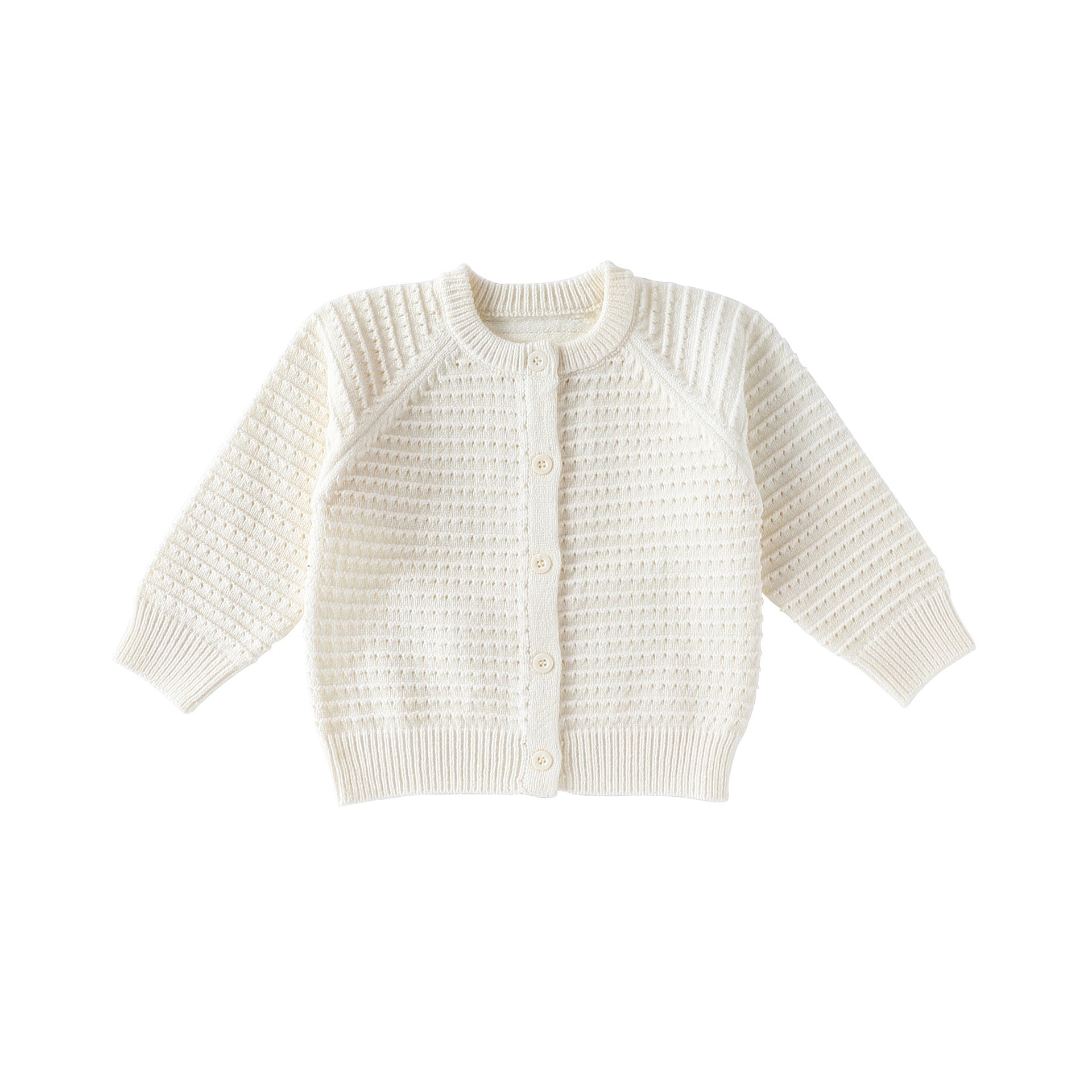 Spring and Autumn Baby Kids Solid Color Long Sleeves Cardigan and Flowers Pattern Pants